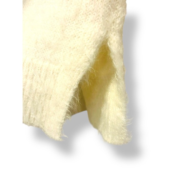 Fair Isle Sweater Size Medium Boho Country Oversized Cozy Knit Cream Multicolor - Picture 7 of 13